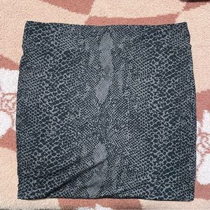Acacia Swimwear Paia Skirt in black snake
